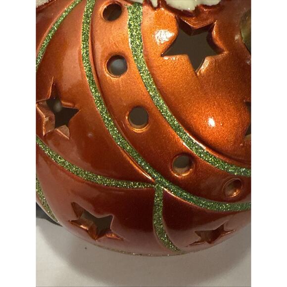 Home Reflections Santa Ornament Figure Luminary Color Changing LED By QVC NEW - Picture 11 of 15